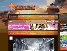 Tablet Screenshot of centriclegends.com